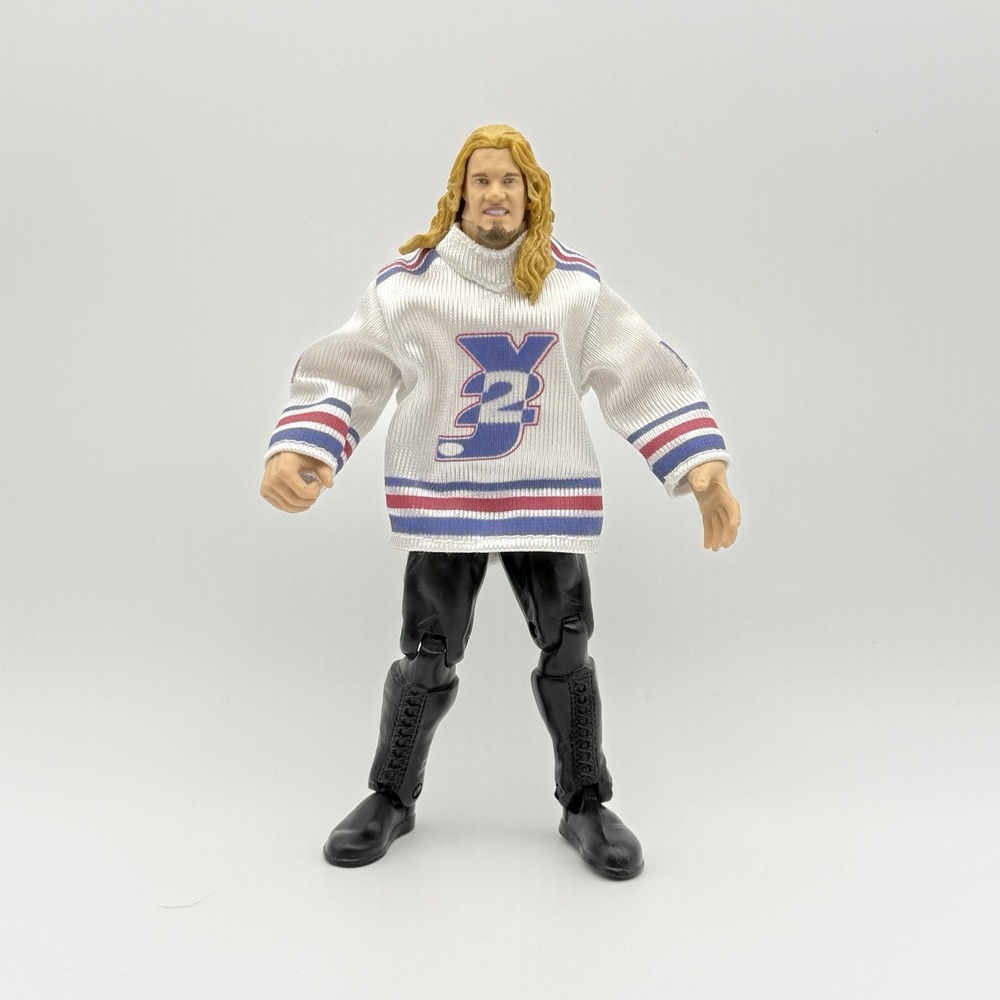 WWF WWE Chris Jericho No Way Out Action Figure Y2J Jakks Pacific 2001 TRON READY